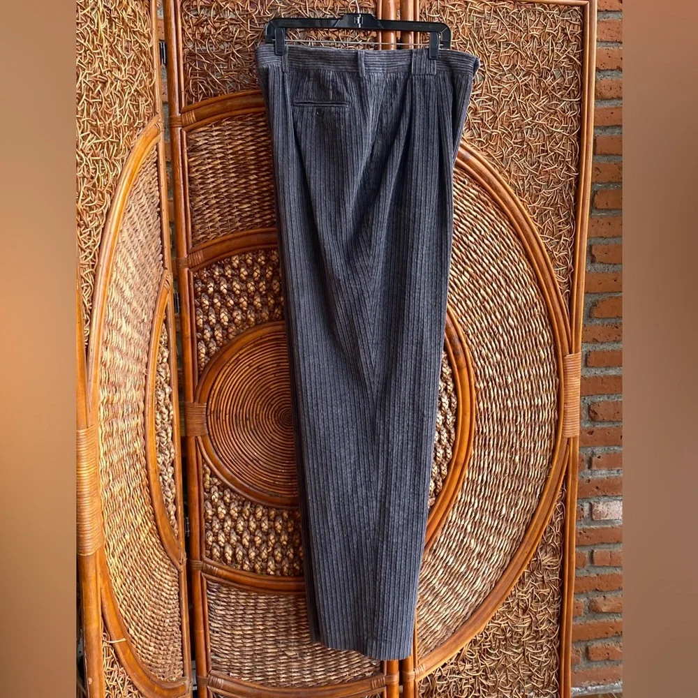 Vintage Vires Men's Gray Corduroy Pants Size 40 Great Condition